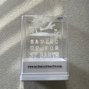 Money Box piggy bank for coins brand new MC2 Saint Barth